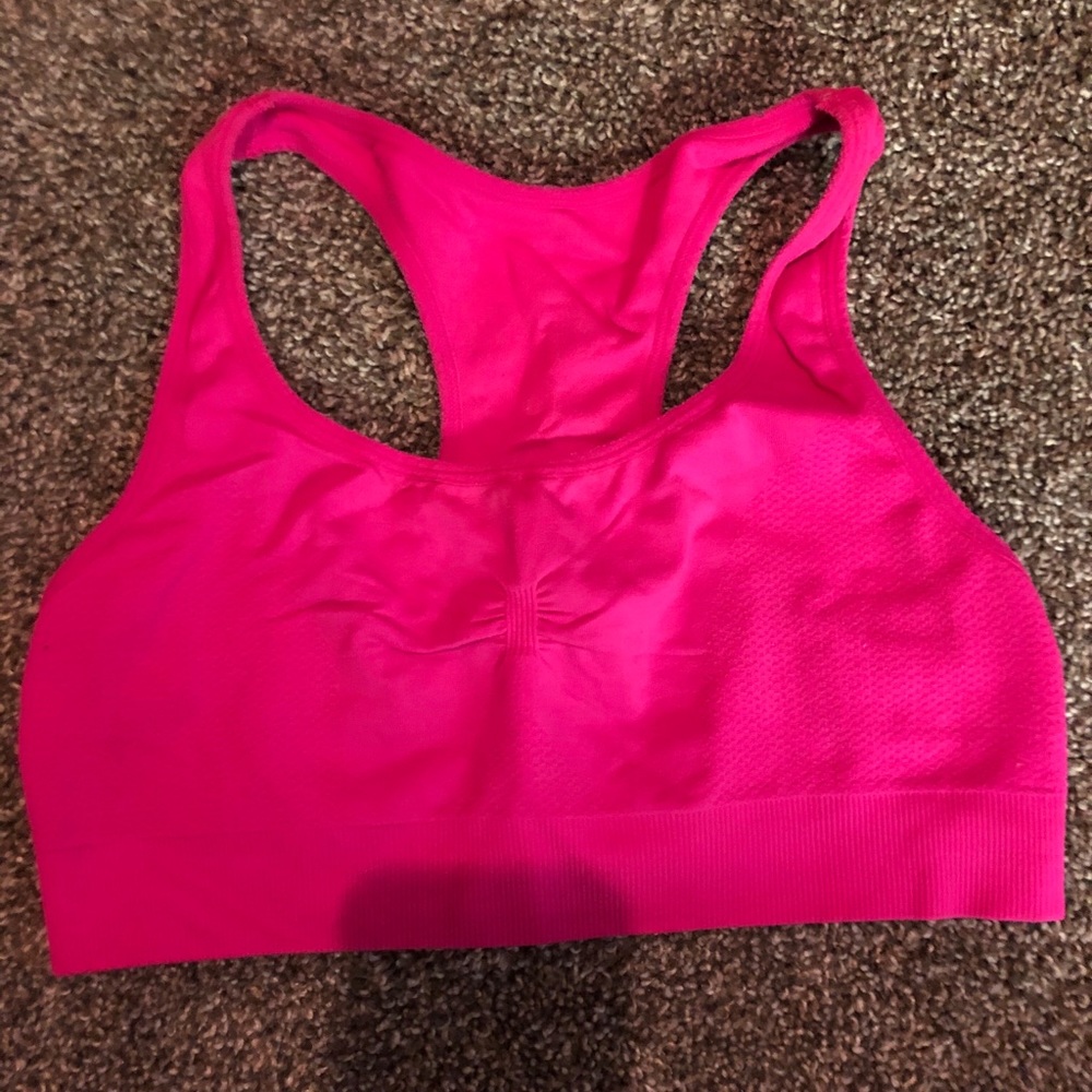 Bright Pink Aerie Sports Bra